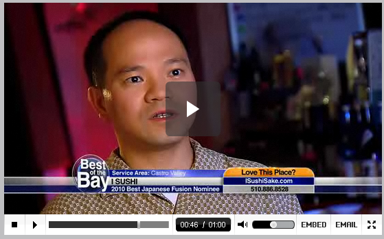 iSushi on TV "Best of the Bay"